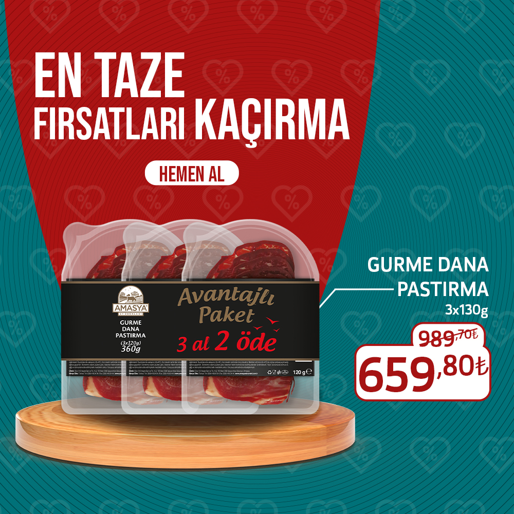 En taze Fırsatlar: gurme dana pastırma