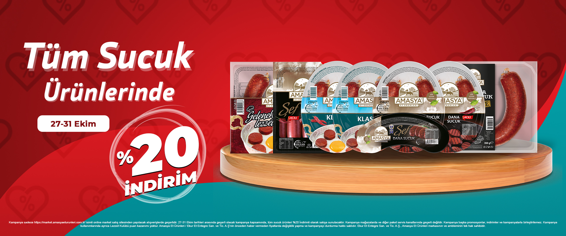 Tüm Sucuk Ürünleri %20 İndirimde!