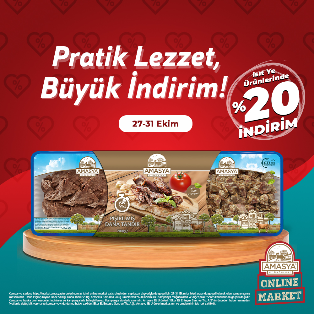 Pratik Lezzet, Büyük İndirim! Isıt Ye Ürünlerinde %20 İndirim Fırsatını Kaçırmayın!