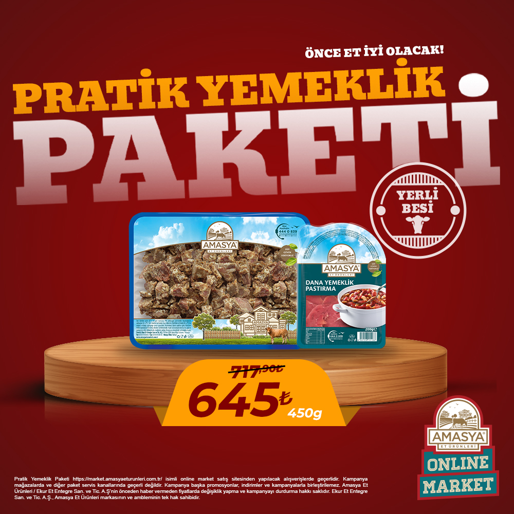 Pratik Yemeklik Paketi