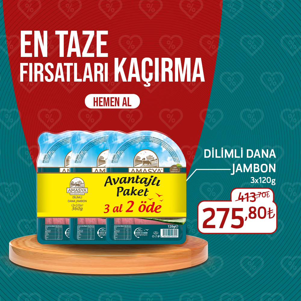 En taze Fırsatlar: Dilimli dana jambon