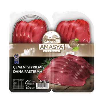 Çemeni Sıyrılmış Dana Pastırma 2x70g