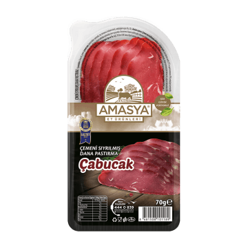 Çabucak Çemensiz Dana Pastırma 70g
