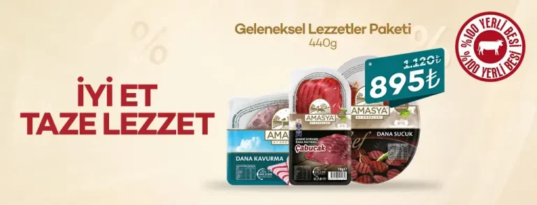Geleneksel Lezzetler Paketi %20 İndirimli