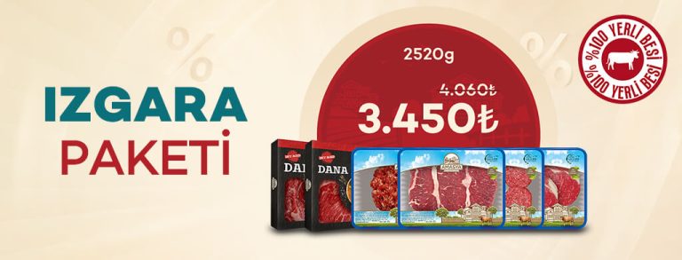 Avantajlı Izgara Paketi 2520g %15 İndirimli