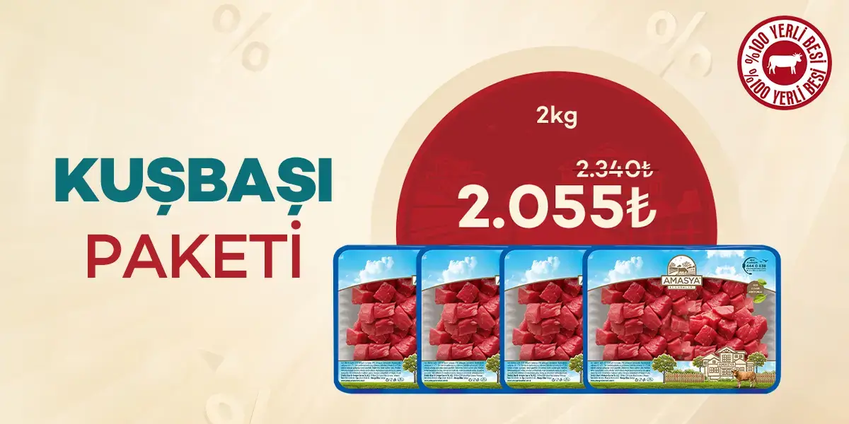 Kuşbaşı Paketi 2kg %12 İndirimli