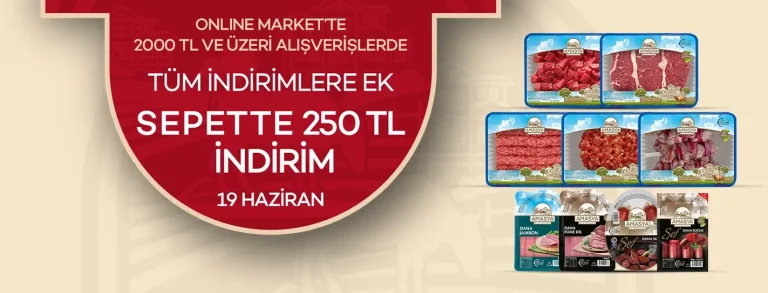 Tüm İndirimlere Ek Sepette 250₺ İndirim Fırsatı