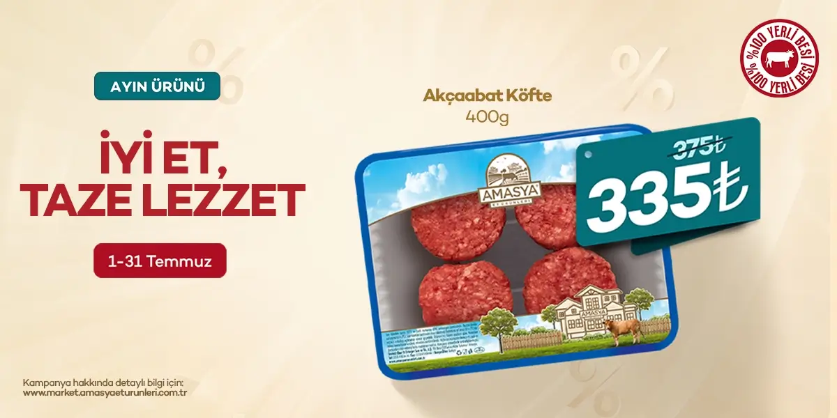 Akçaabat Köfte 400g %10 İndirimli