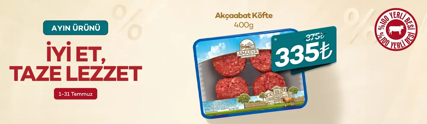 Akçaabat Köfte 400g %10 İndirimli