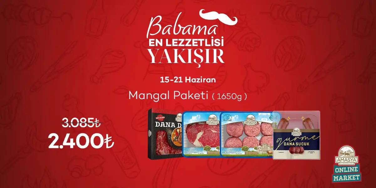 Babalar Günü Özel Mangal Paketi 3.085₺ Yerine 2.400₺