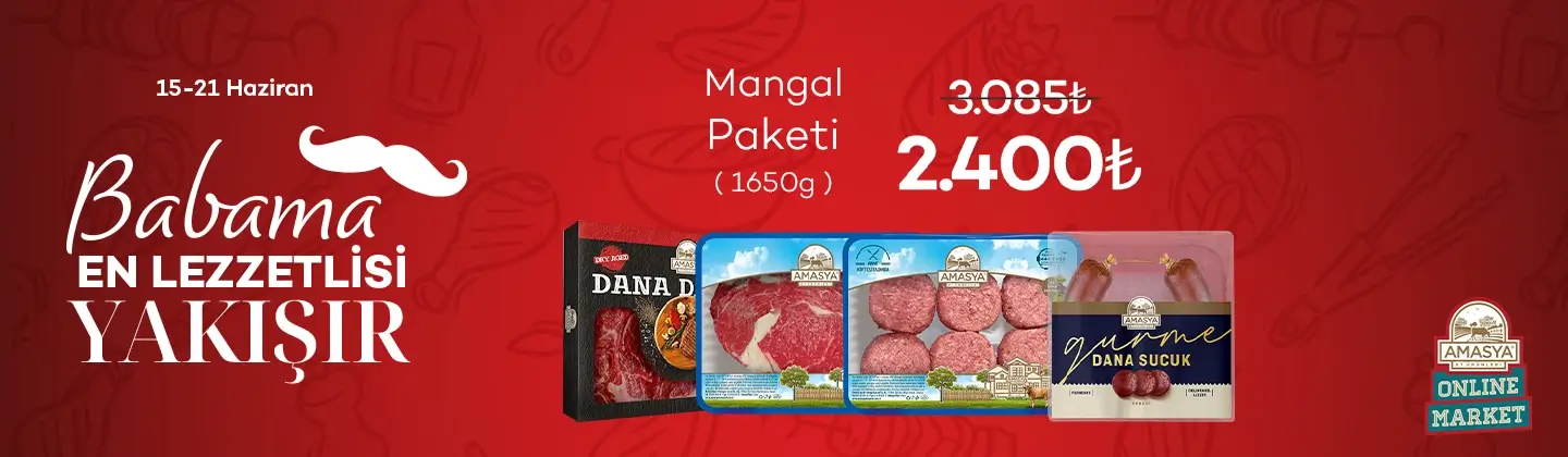 Babalar Günü Özel Mangal Paketi 3.085₺ Yerine 2.400₺