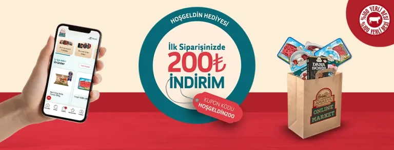 Hoş Geldin Hediyesi: İlk Siparişine 200₺ İndirim!
