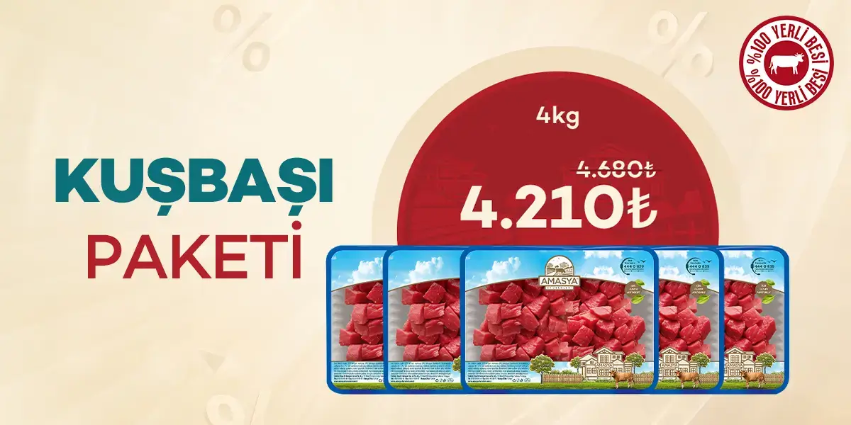 Avantajlı Kuşbaşı Paketi 4kg %10 İndirimli