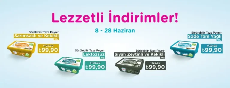 Milgo Peynir Ürünlerinde Lezzetli İndirimler