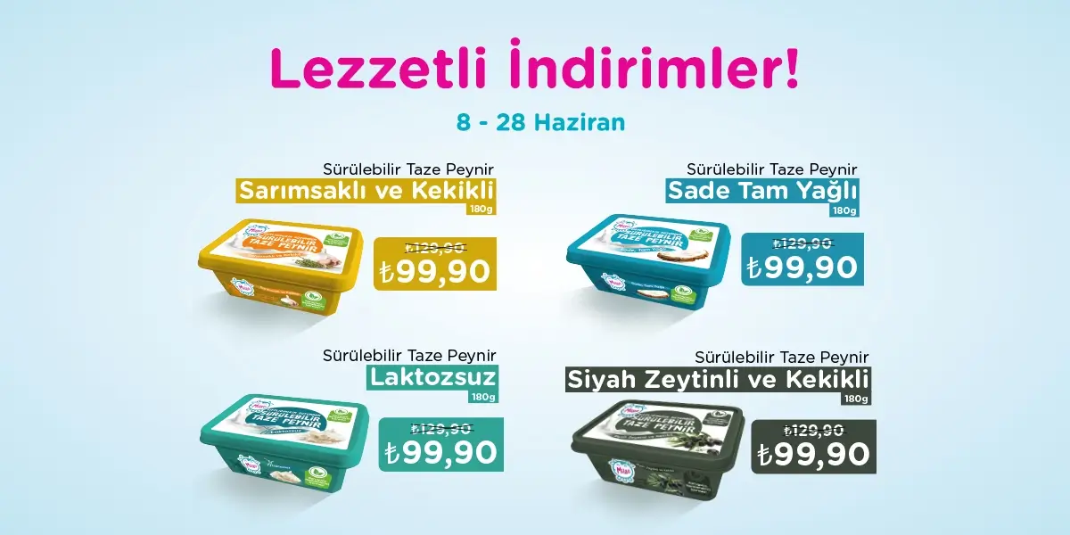 Milgo Peynir Ürünlerinde Lezzetli İndirimler