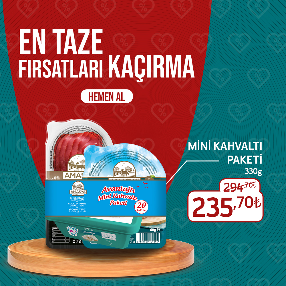 En taze Fırsatlar: Mini kahvaltı paketi